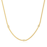 Ania Haie Gold Evil Eye Station Necklace