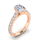 Rose gold|Oval