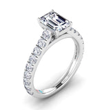 White gold|Emerald