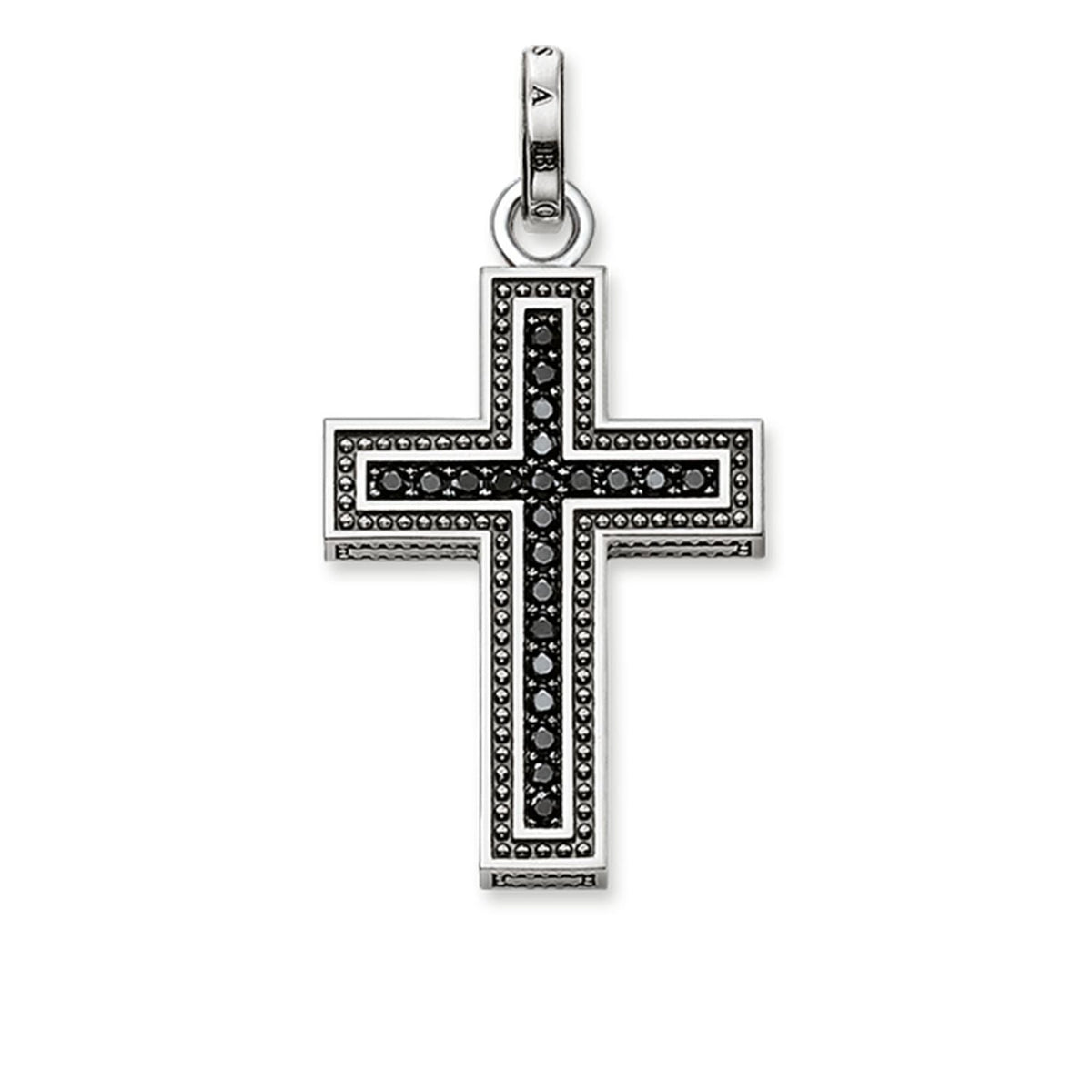 THOMAS SABO Pendant "Black Cross Pave"