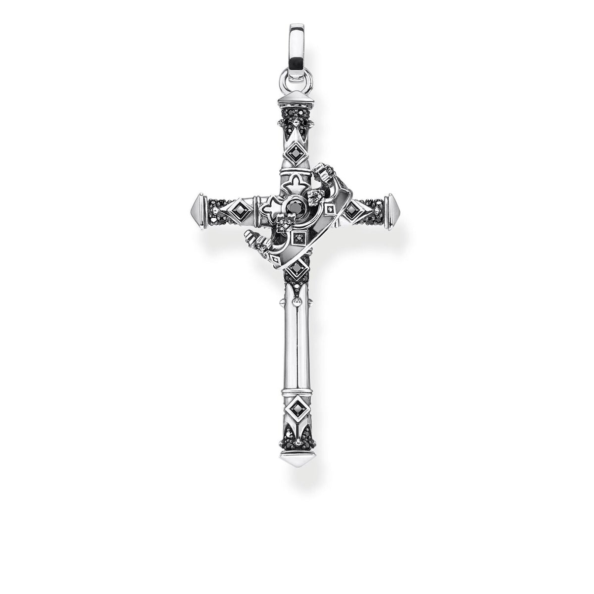 THOMAS SABO Pendant Cross & Crown