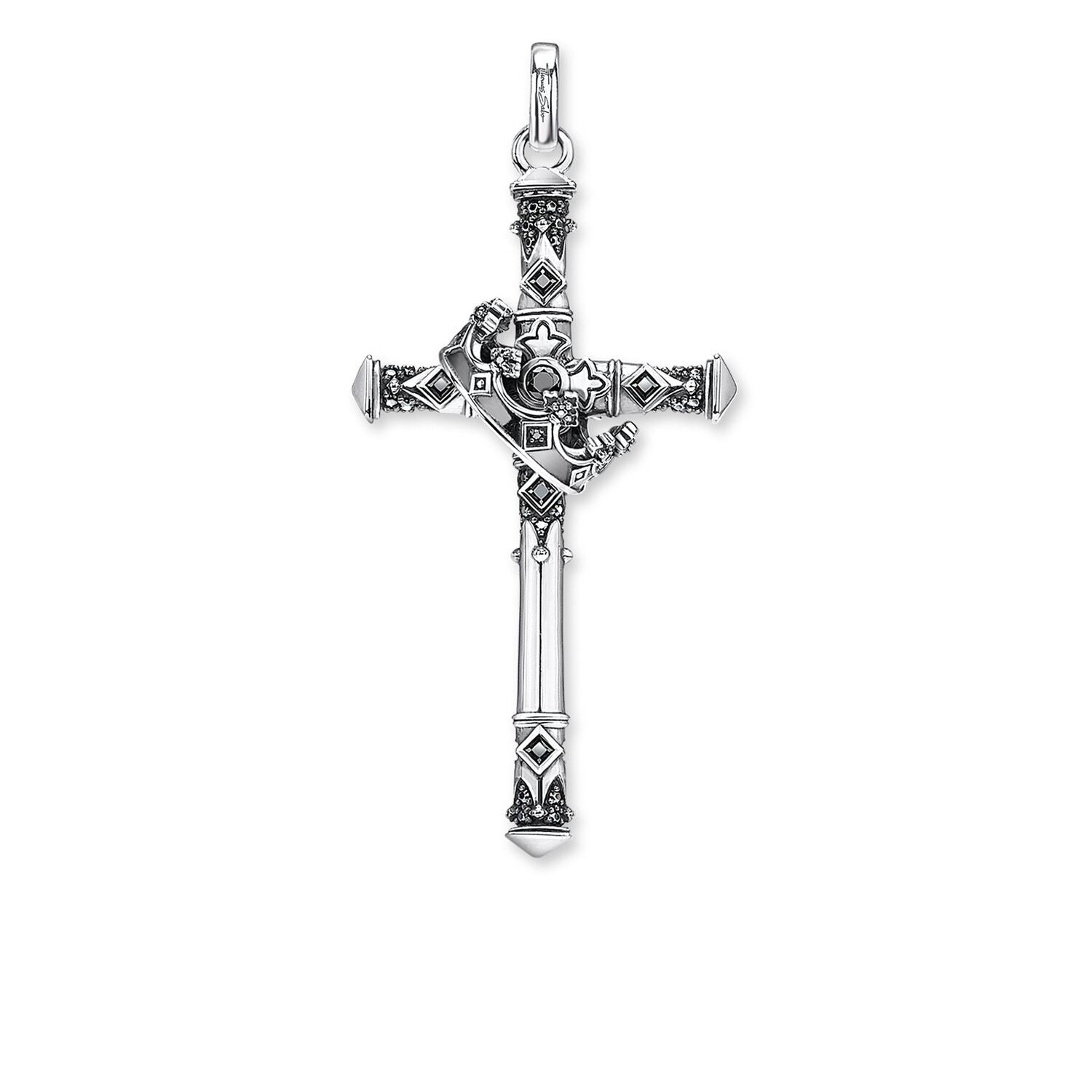 THOMAS SABO Pendant Cross & Crown