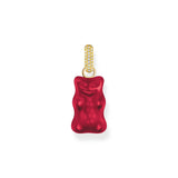THOMAS SABO Large pendant with red goldbears and zirconia