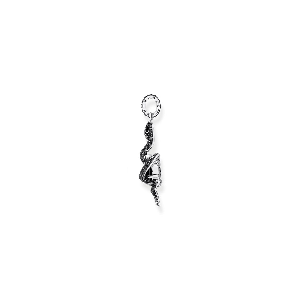 THOMAS SABO Snake pendant with black zirconia
