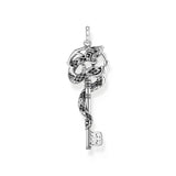 THOMAS SABO Snake pendant with vintage silver key