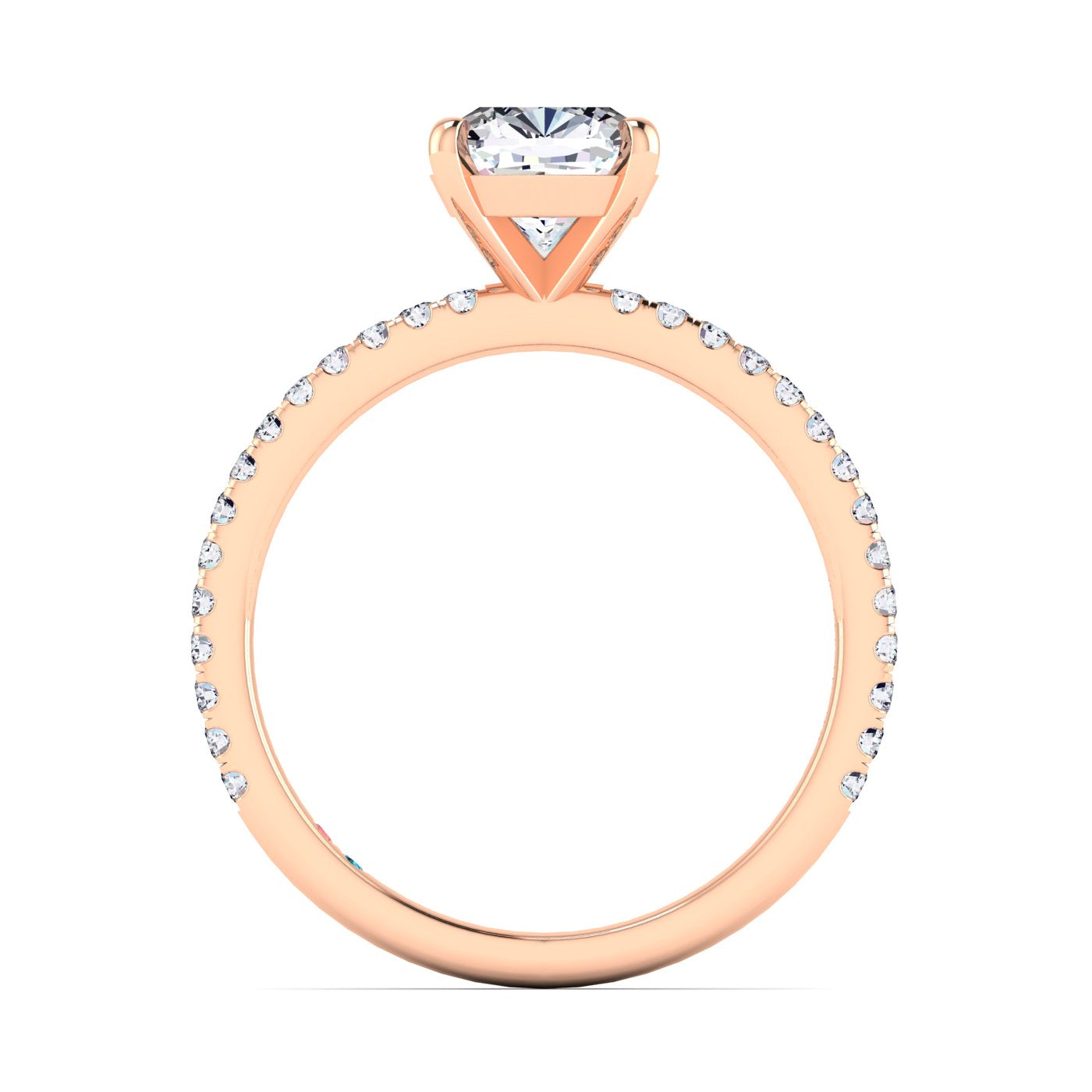 Lab Grown Diamond Pave Petite Ring