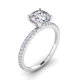 White gold|Cushion