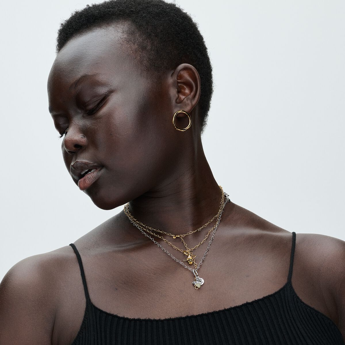 Linked Hearts Collier Necklace