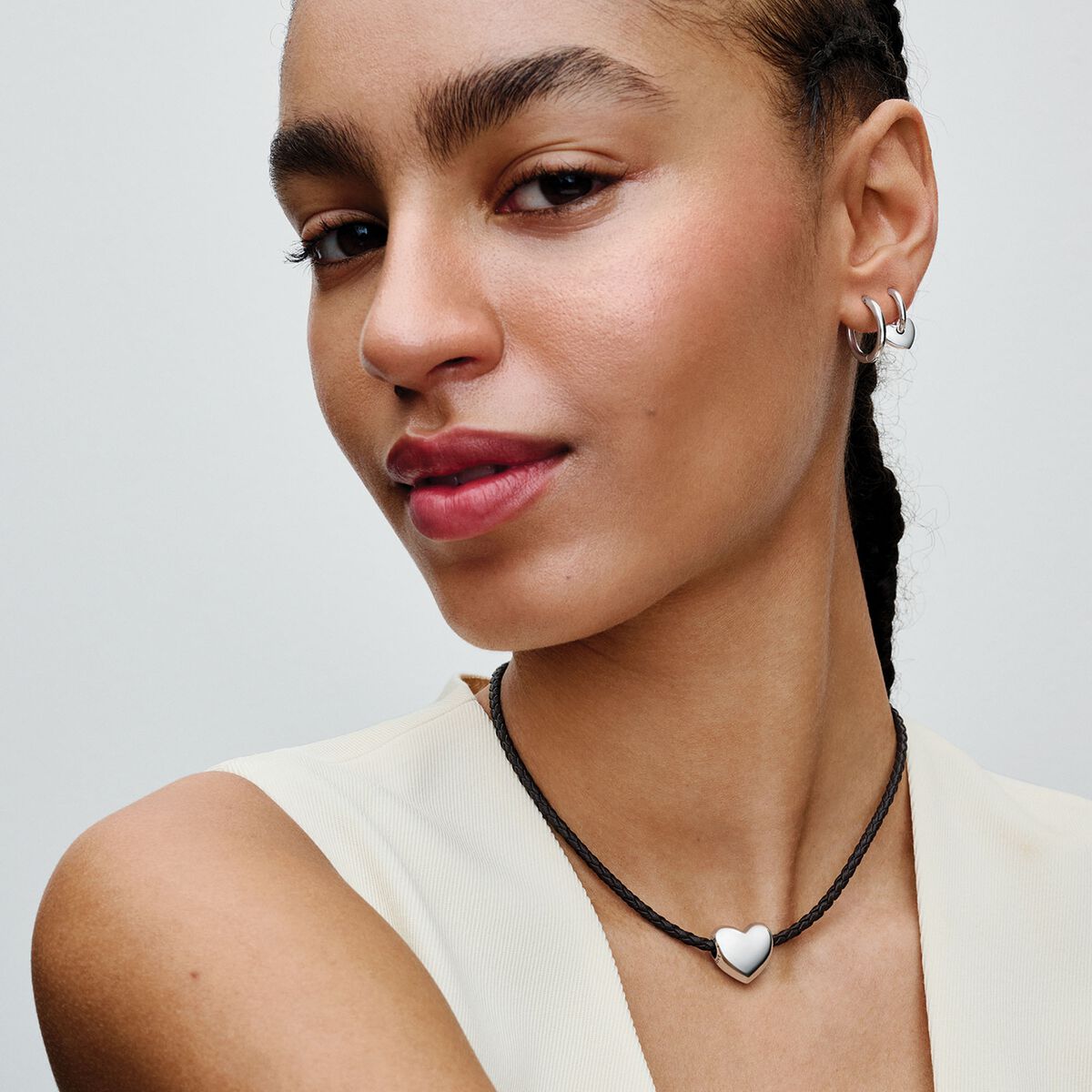 Pandora Moments 18 mm Charm Hoop Earrings