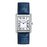 Sekonda Mens Clement Guilloche Dial Blue Leather 28x37mm Watch