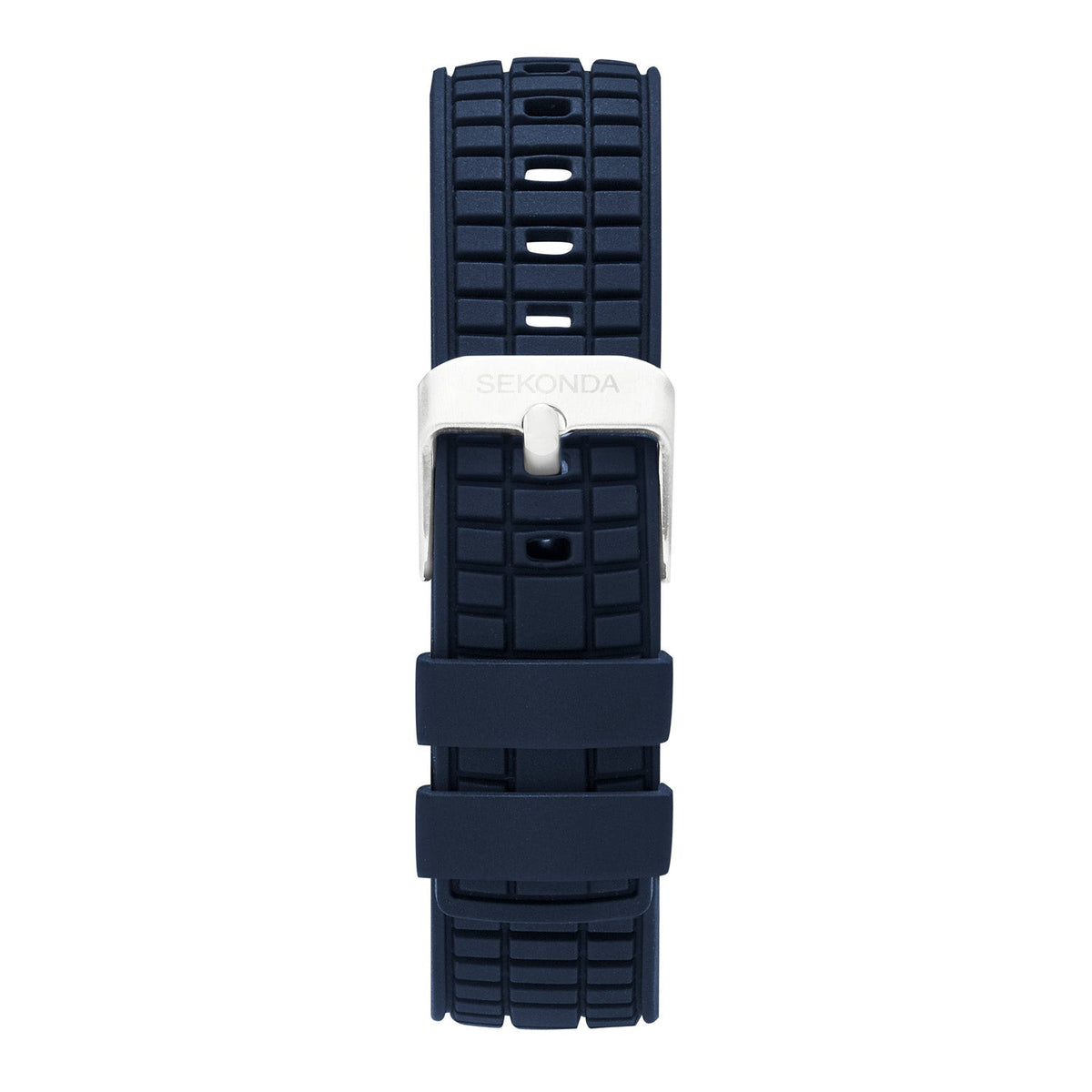 Sekonda Mens Octaire Blue Dial Blue Rubber 40mm Watch