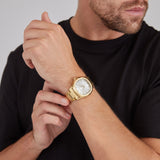 Sekonda Octaire Silver White Dial 40mm Mens Watch Gold