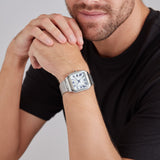 Sekonda Rene White Dial 39mm Mens Watch Silver
