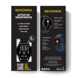 Sekonda Active Go LCD Display 45mm Unisex Watch Black