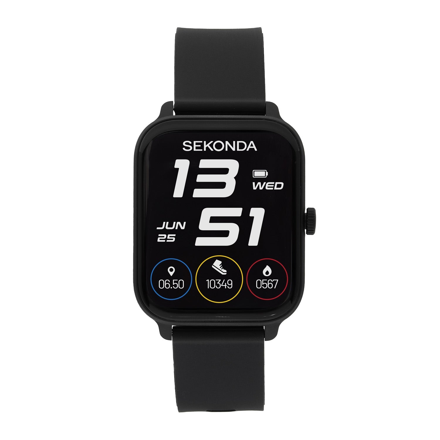 Sekonda Motion Go LCD Display 37mm Unisex Watch Black