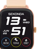 Sekonda Motion Go LCD Display 37mm Unisex Watch Pink