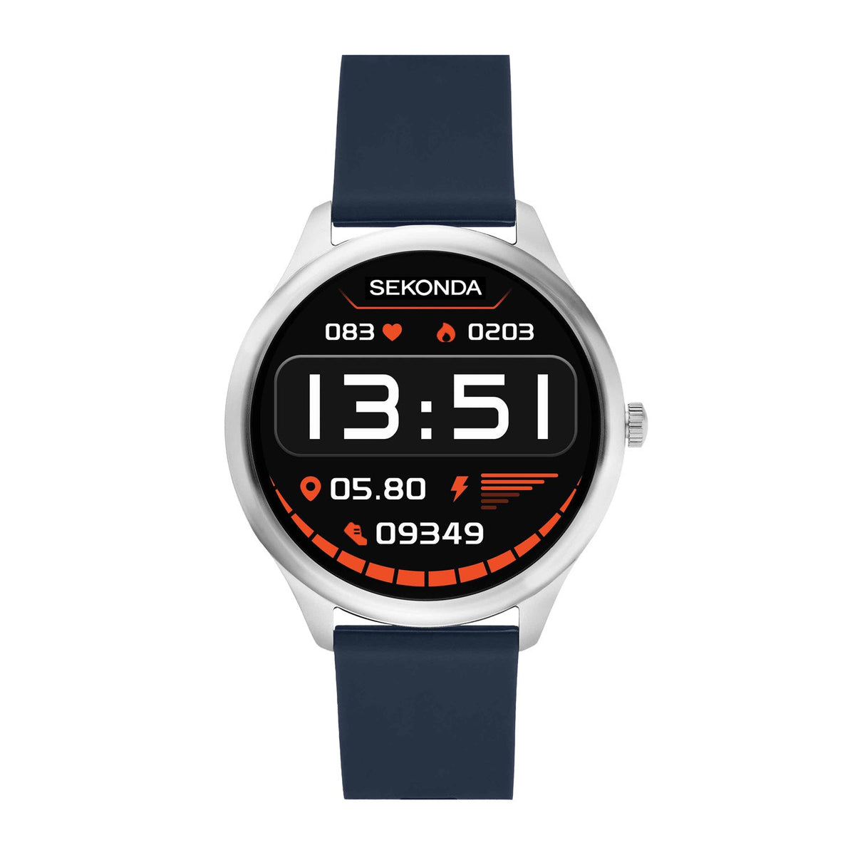 Sekonda Active X LCD Display 43mm Unisex Watch Blue