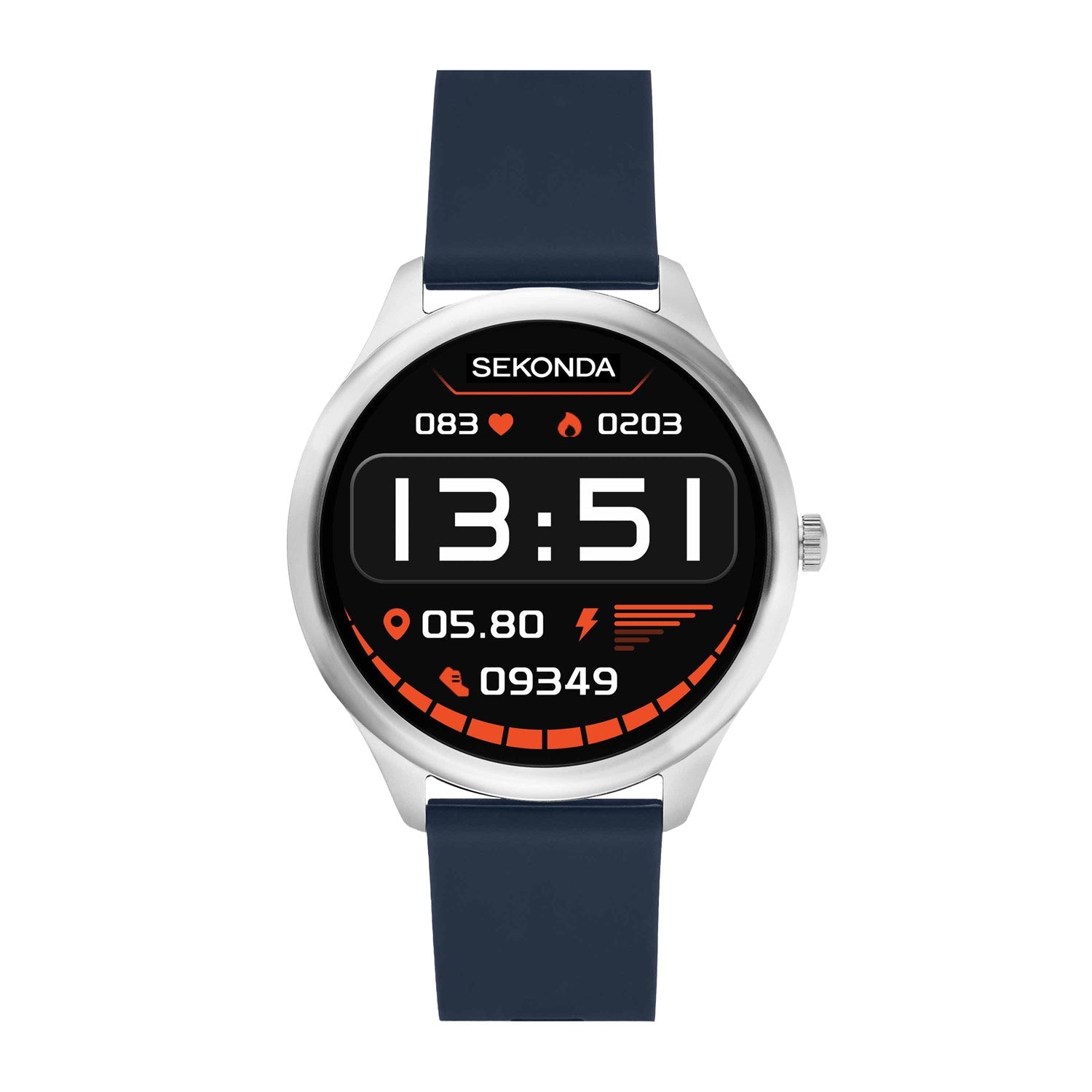 Sekonda Active X LCD Display 43mm Unisex Watch Blue