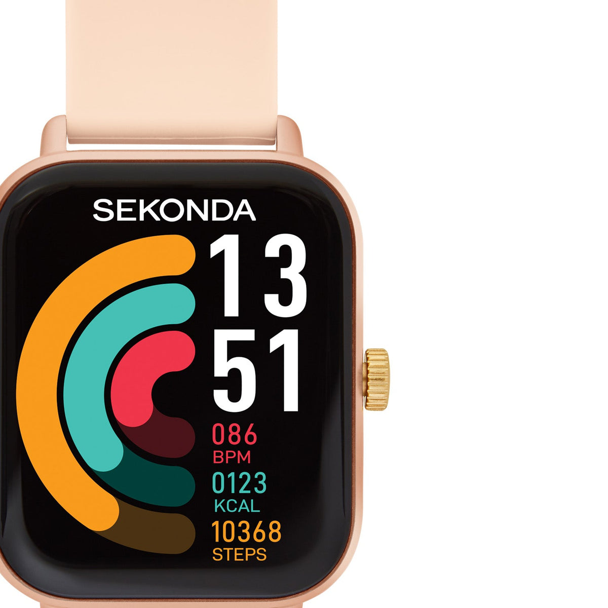 Sekonda Motion X LCD Display 36mm Unisex Watch Pink