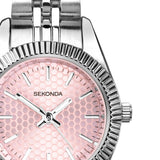 Sekonda Francis Pink Dial 26mm Womens Watch Silver