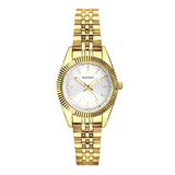 Sekonda Francis Silver White Dial 26mm Womens Watch Gold