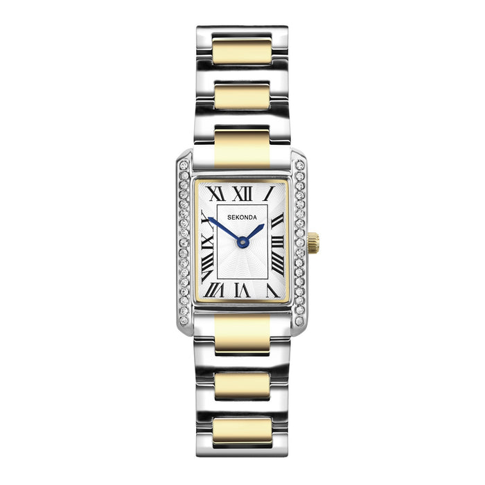 Sekonda Colette White Dial 22mm Womens Watch Two Tone