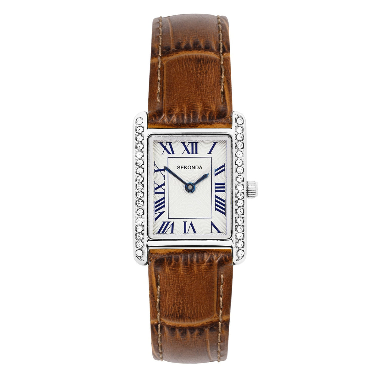 Sekonda Colette White Dial 22mm Womens Watch Brown