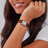 Sekonda Colette White Dial 22mm Womens Watch Brown