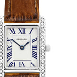 Sekonda Colette White Dial 22mm Womens Watch Brown
