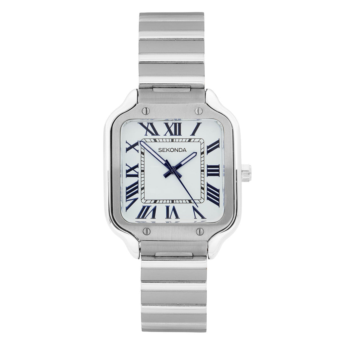 Sekonda Rene White Dial 29mm Womens Watch Silver