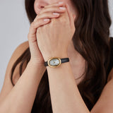 Sekonda Bellamy White Dial 23mm Womens Watch Black