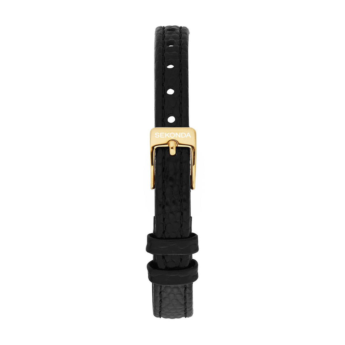 Sekonda Bellamy White Dial 23mm Womens Watch Black