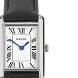 Sekonda Colette White Dial 22mm Womens Watch Black