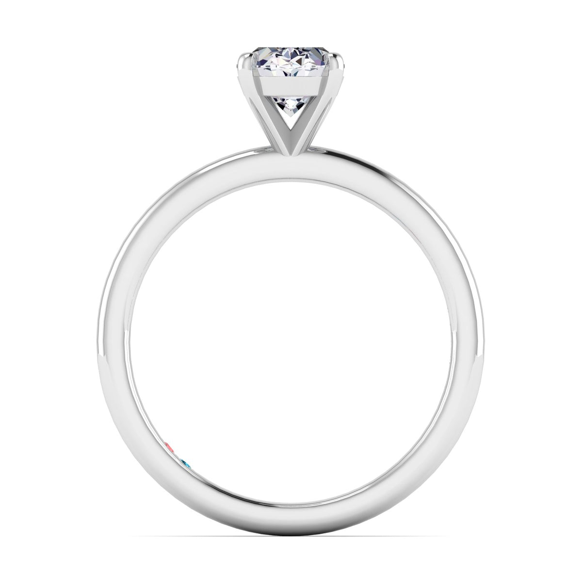 Lab Grown Diamond Solitaire Petite Engagement Ring