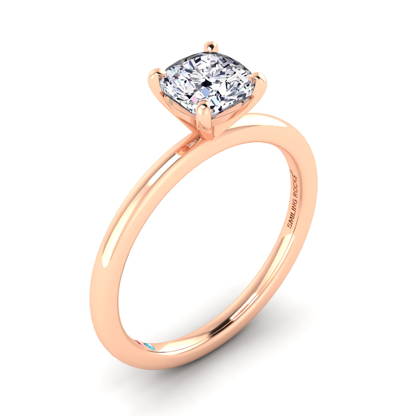 Lab Grown Diamond Solitaire Petite Engagement Ring