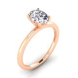 Rose gold|Oval