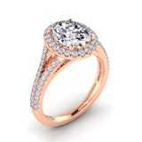 Rose gold|Oval