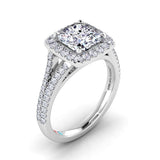 White gold|Cushion