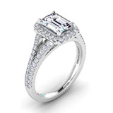 White gold|Emerald