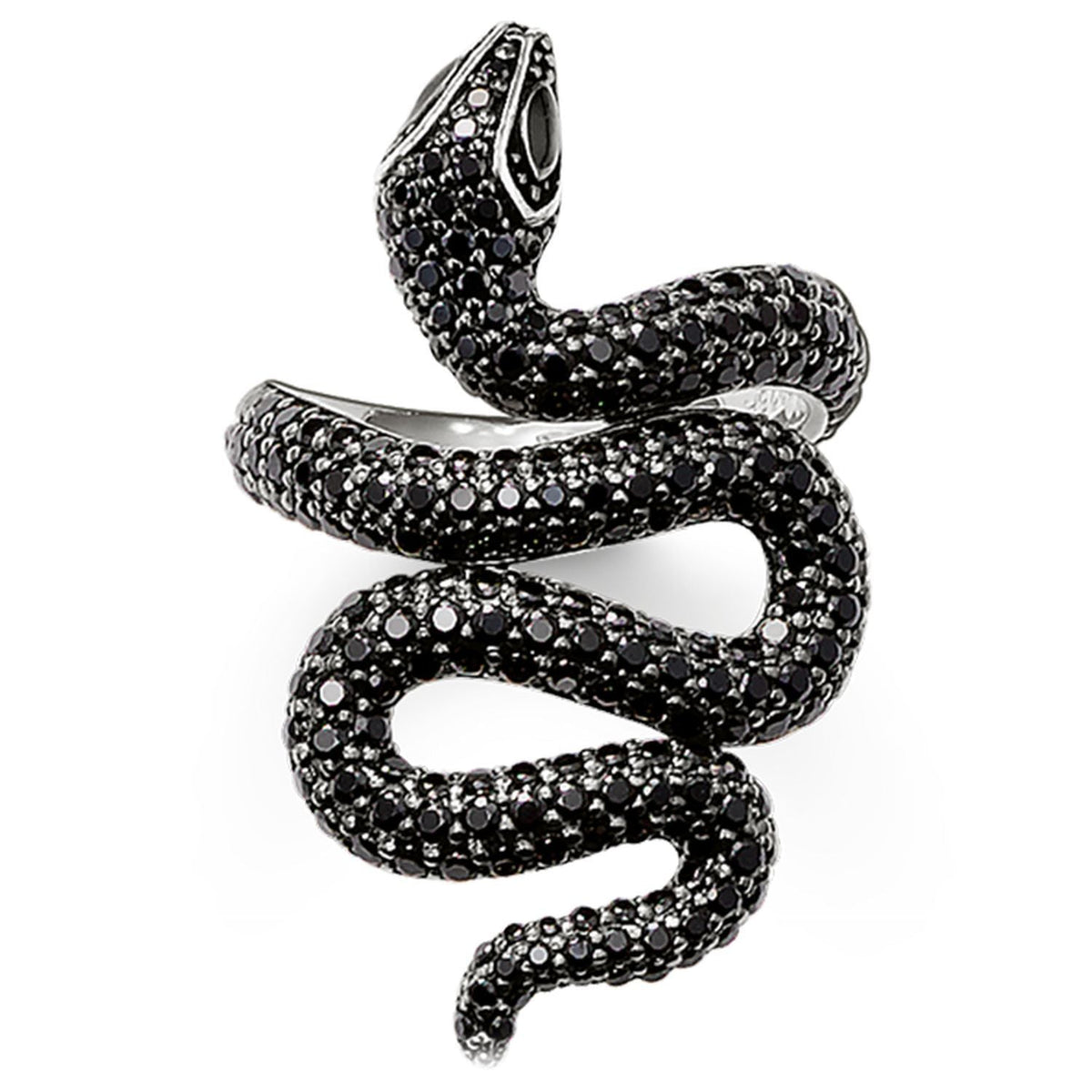 THOMAS SABO Ring "Black Snake Pave"