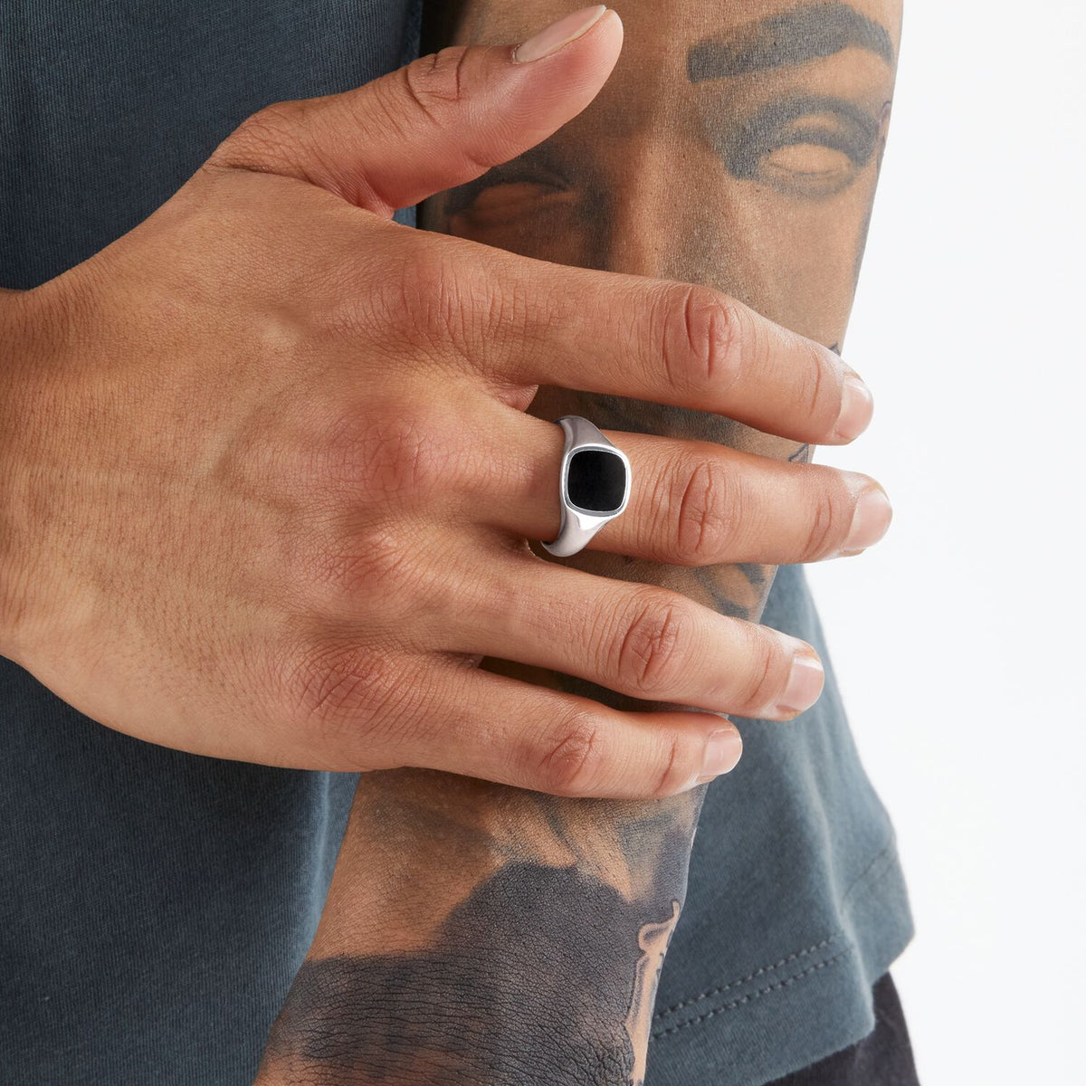 THOMAS SABO Ring Classic Black Silver