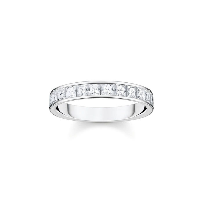THOMAS SABO Ring White Stones Silver