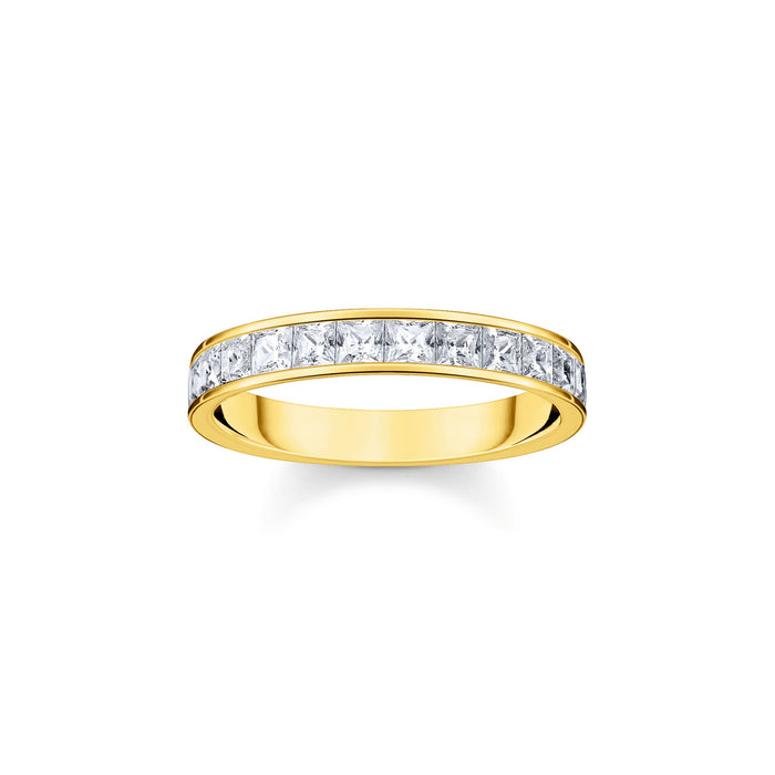 THOMAS SABO Ring White Stones Gold