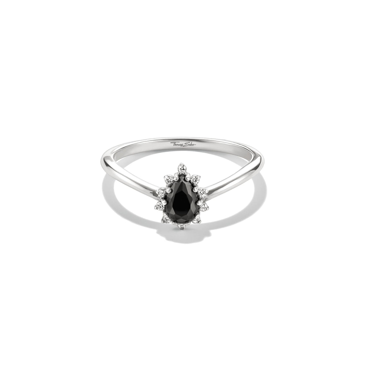 THOMAS SABO Black Drop Zirconia Ring