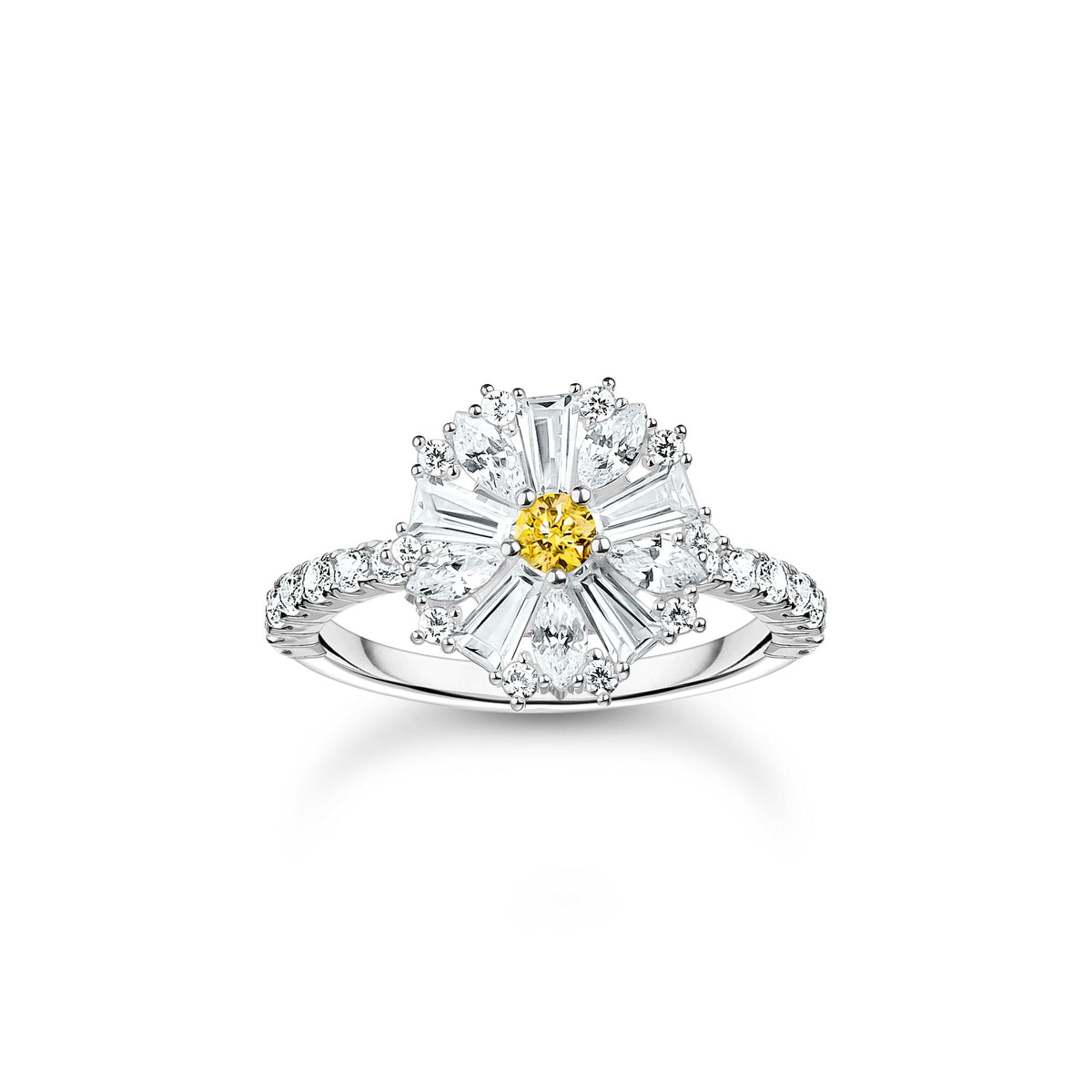 THOMAS SABO Lovely Daisy Cocktail Ring in Silver