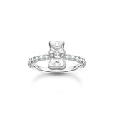 THOMAS SABO Ring with Silver HARIBO goldbear and zirconia