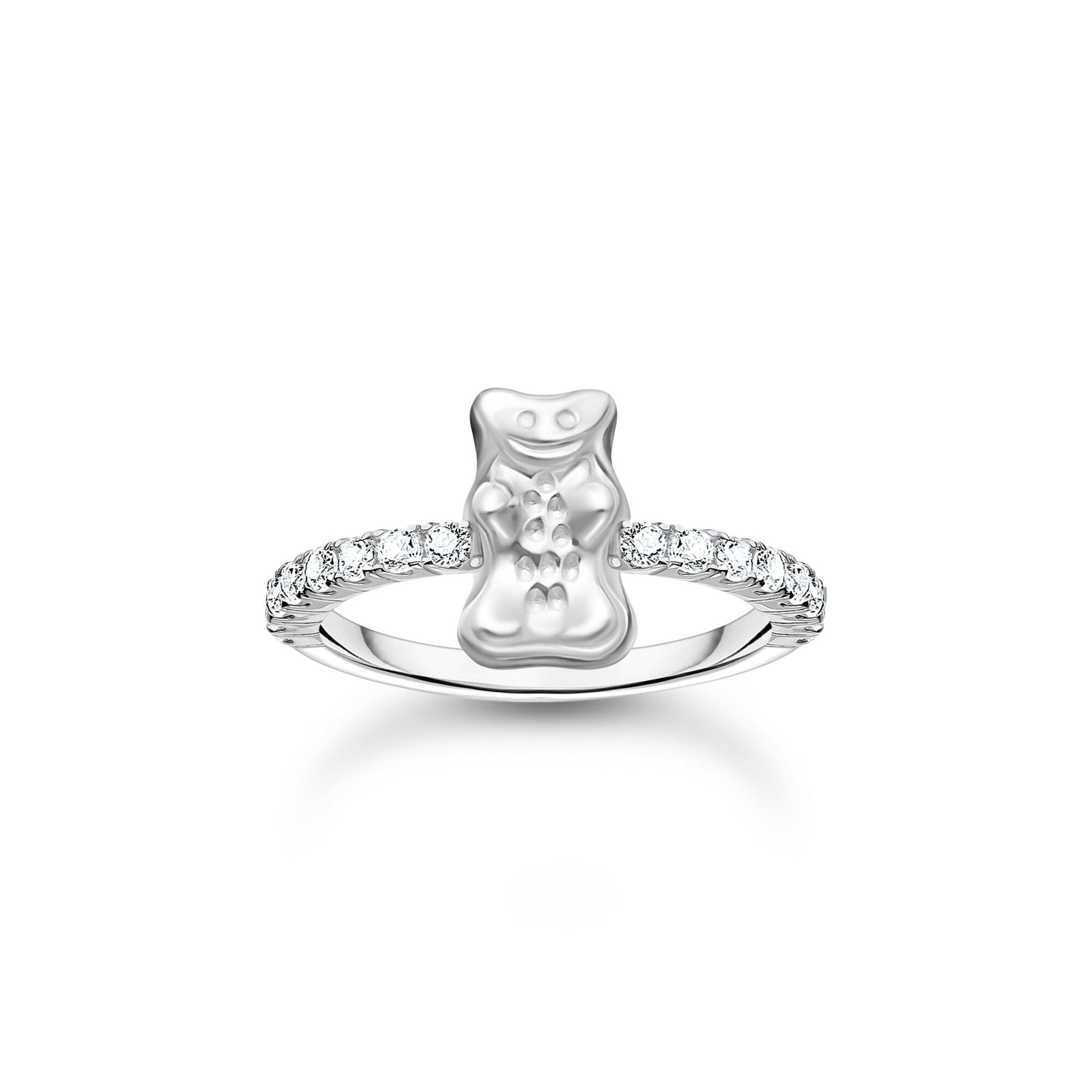 THOMAS SABO Ring with Silver HARIBO goldbear and zirconia