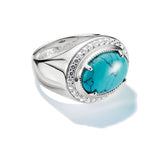 THOMAS SABO Oval Turquoise Ring