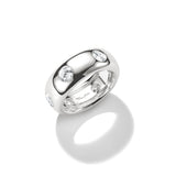 THOMAS SABO Band Ring with White Zirconia Stones