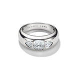 THOMAS SABO Ring with with faceted White Zirconia Stones Silver